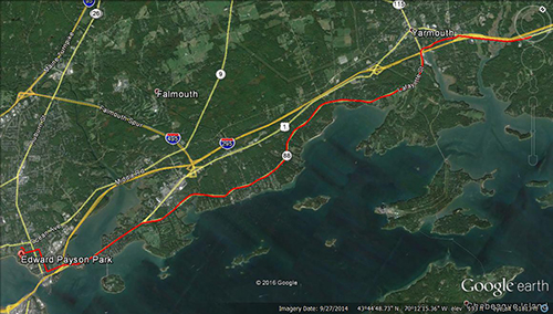 Casco Bay Course Map